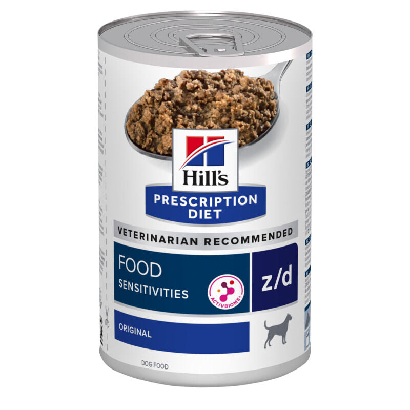 Hill's PRESCRIPTION DIET z/d FOOD SENSITIVITIES konservuotas ėdalas šunims 6x370g