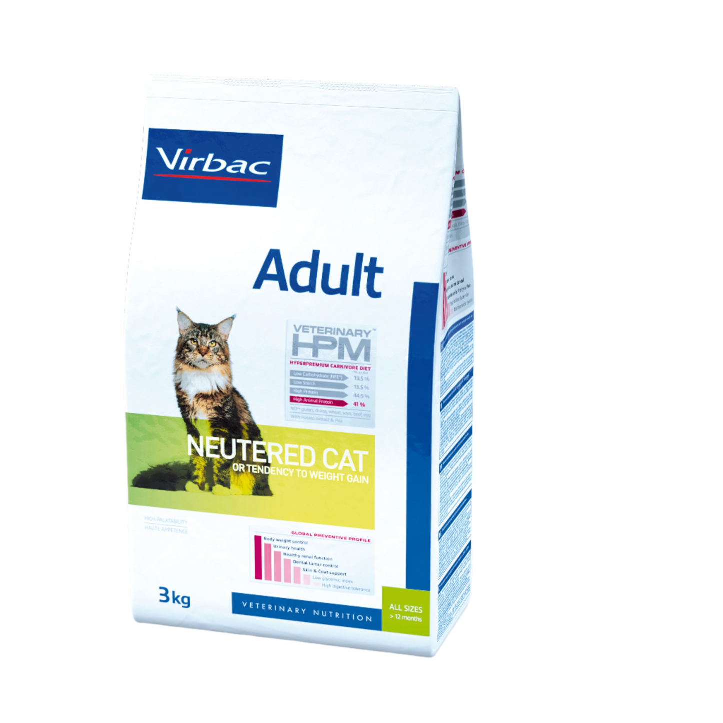 Virbac VETERINARY™ HPM Adult NEUTERED CAT - ėdalas suaugusioms sterilizuotoms katėms