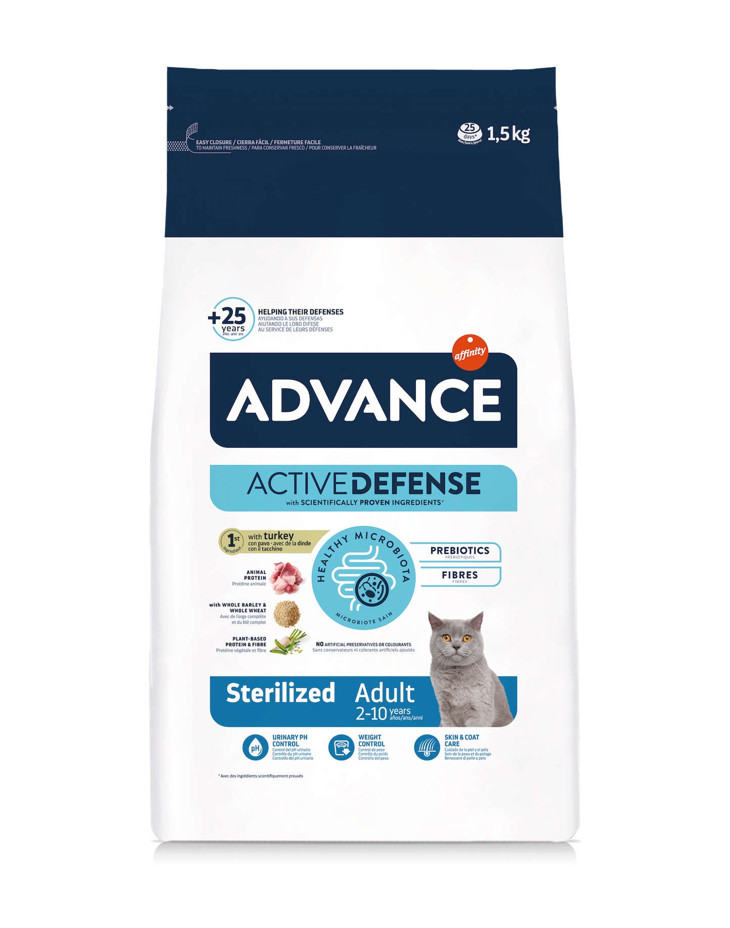 Advance ADULT Sterilized Turkey and Barley - suaugusioms sterilizuotoms katėms