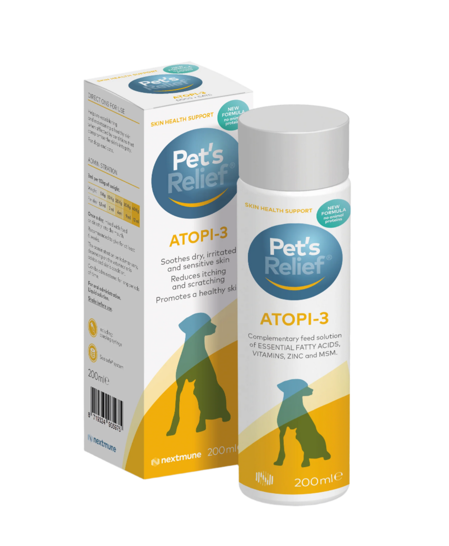 Pet’s Relief® Atopi-3 omega-3 papildas odos būklei gerinti