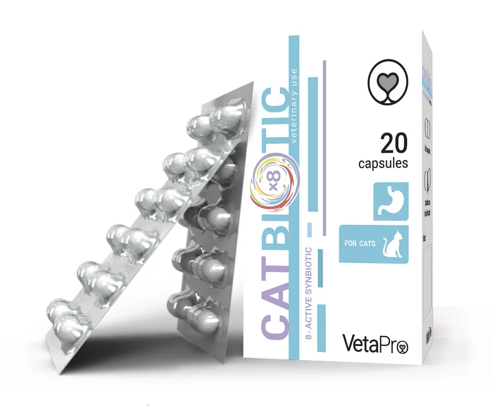 CATBIOTIC probiotikų ir prebiotikų papildas katėms