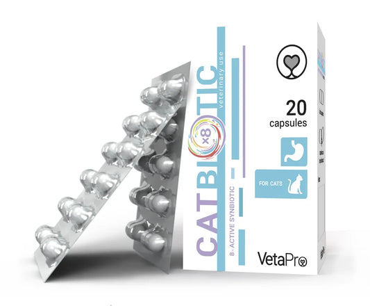 CATBIOTIC probiotikų ir prebiotikų papildas katėms
