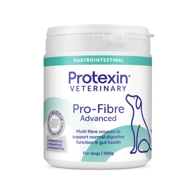 PROTEXIN® Pro-Fibre Advanced - skaidulų papildas tinkamai virškinimo ir analinių liaukų sveikatai palaikyti