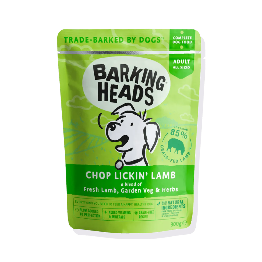 BARKING® HEADS Chop Lickin' Lamb konservuotas ėdalas su ėriena