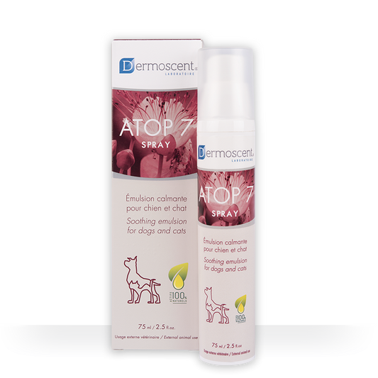 Dermoscent® ATOP 7 SPRAY - raminantis, drėkinantis odos purškalas