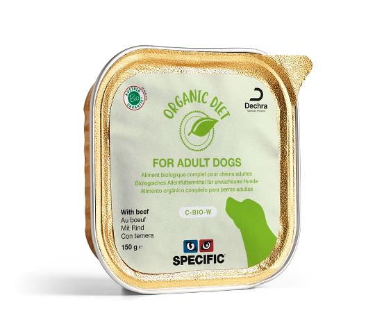 SPECIFIC C-BIO-W Organic ekologiškas konservuotas ėdalas su jautiena