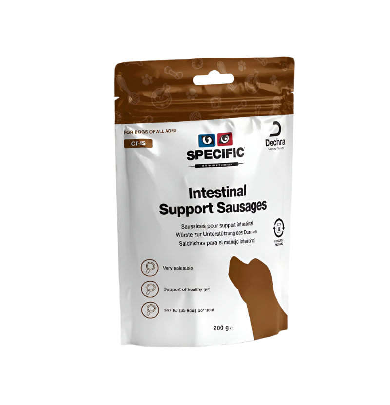 SPECIFIC® CT-IS Intestinal Support Sausages skanėstai sveikam žarnynui