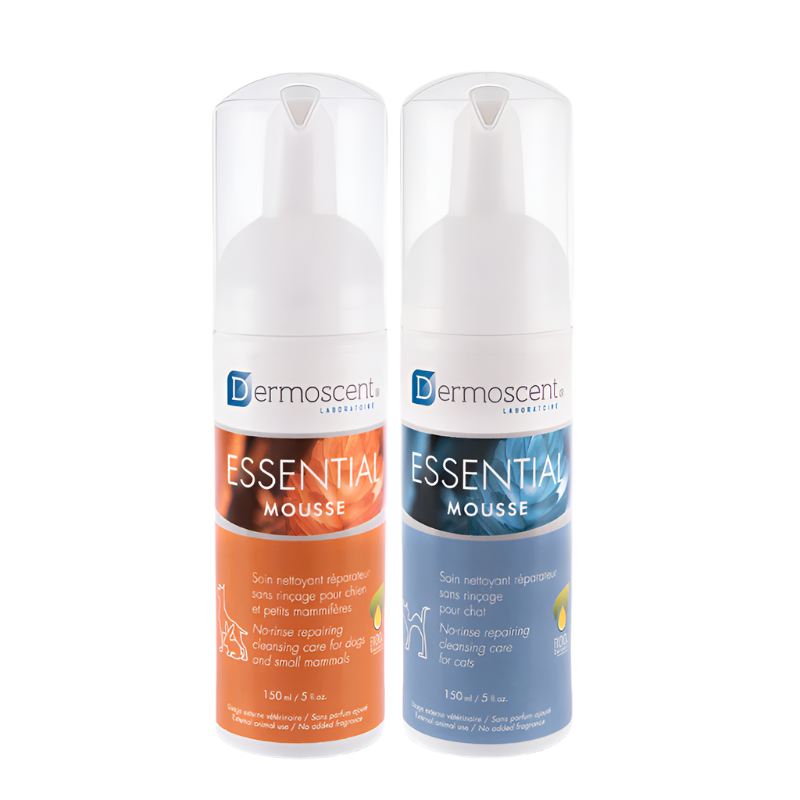 Dermoscent® ESSENTIAL mousse nenuplaunamos valančios putos šunims