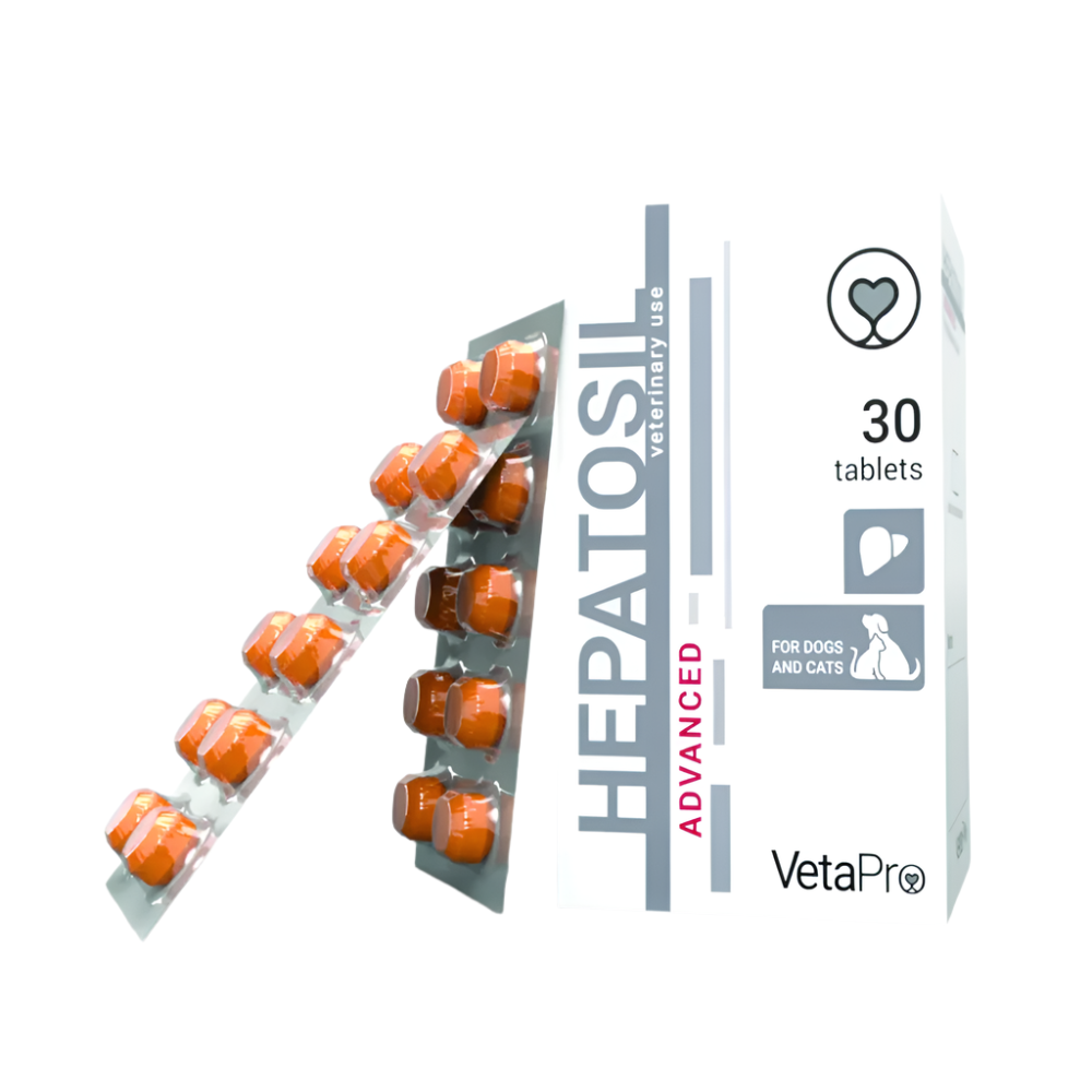 HEPATOSIL advance ėdalo papildas šunims ir katėms esant kepenų funkcijos sutrikimams