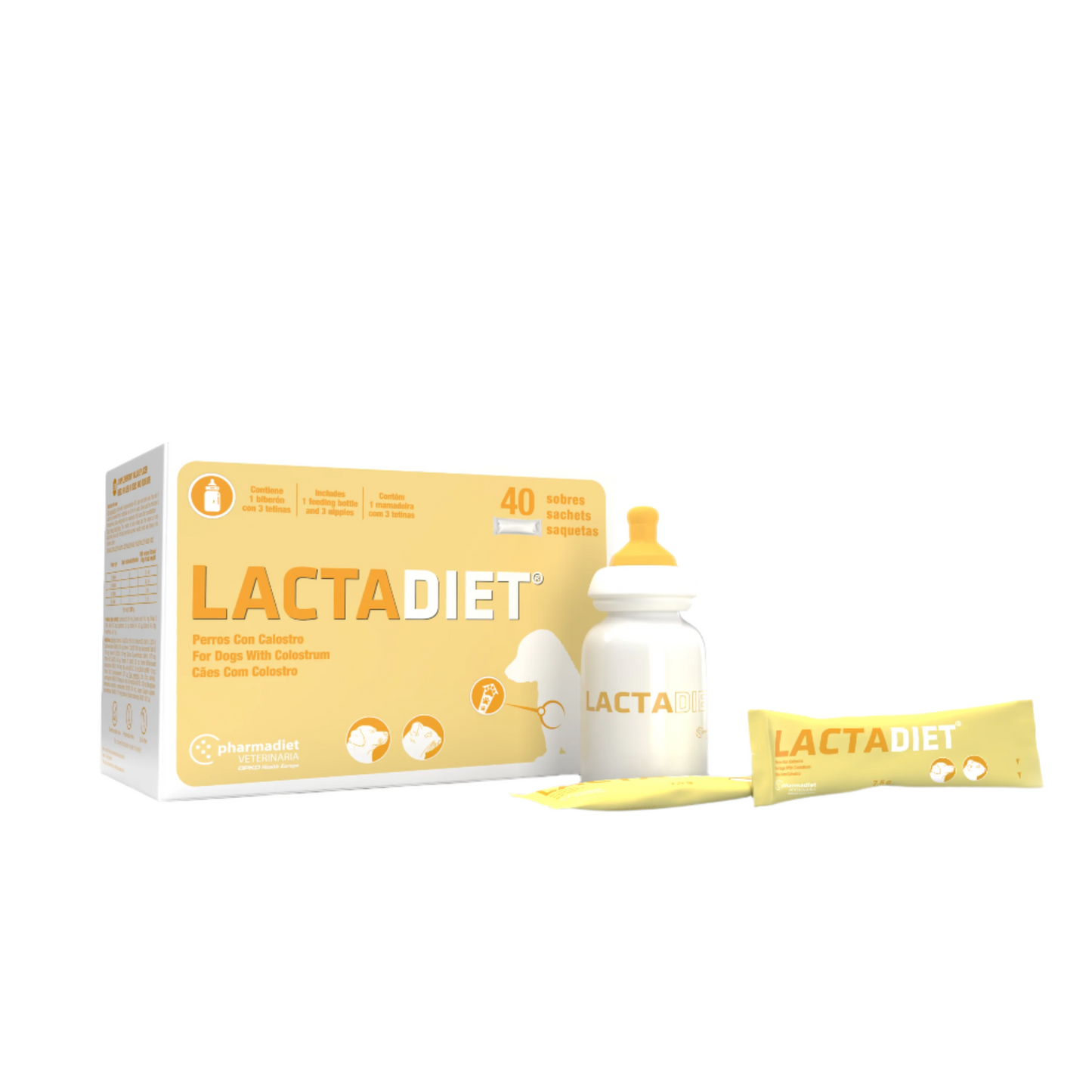 lactaDIET® Colostro - pieno pakaitalas šuniukams praturtintas krekenomis