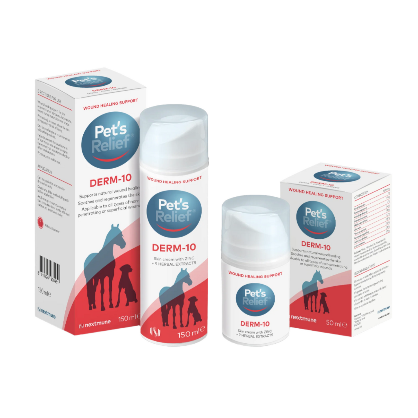 Pet's Relief® DERM-10 žaizdų gijimui, odos regeneracijai