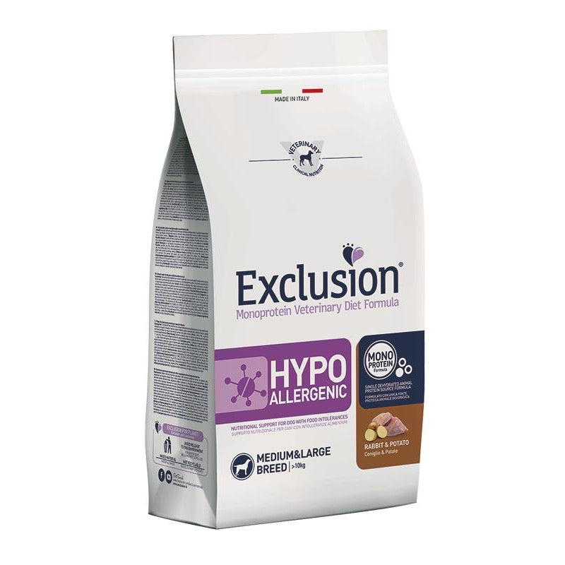 Exclusion® HYPOALLERGENIC M/M su triušiena ir bulvėmis