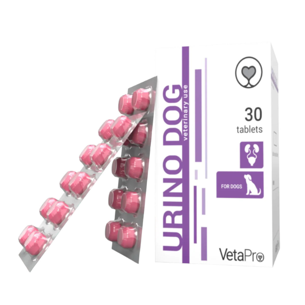 URINO DOG tinkamiems šlapimo pūslės funkcijoms palaikyti