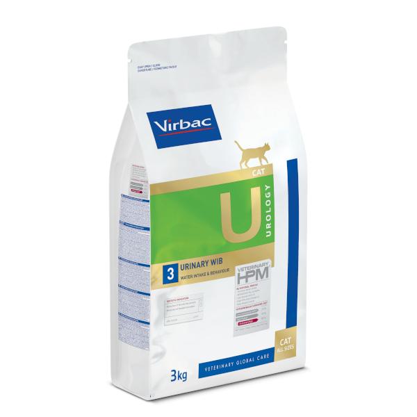 Virbac VETERINARY™ HPM U3 URINARY WIB - ėdalas katėms pakartotinam struvitų ir oksalatų formavimuisi slopinti