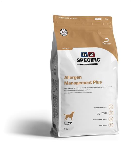 SPECIFIC® Allergy Management Plus CΩD-HY - hipoalerginis ėdalas šunims su dideliu omega rūgščių kiekiu