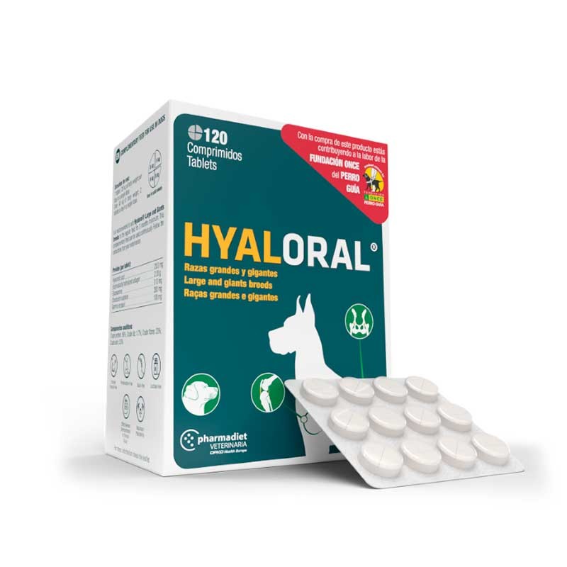 HYALORAL® Large and Giant Breeds ėdalo papildas sąnarių funkcijai gerinti