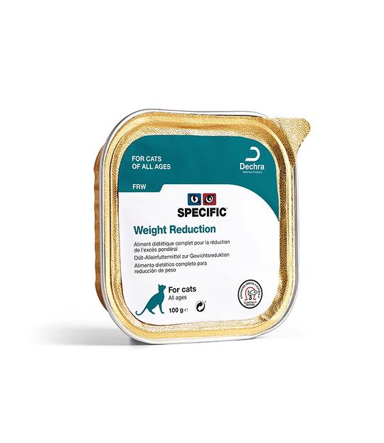SPECIFIC® Weight Reduction FRW 7x100g - konservuotas ėdalas katėms svoriui sureguliuoti