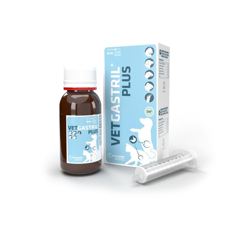 VetGASTRIL® PLUS papildas apsaugantis skrandžio gleivinę nuo rūgščių poveikio
