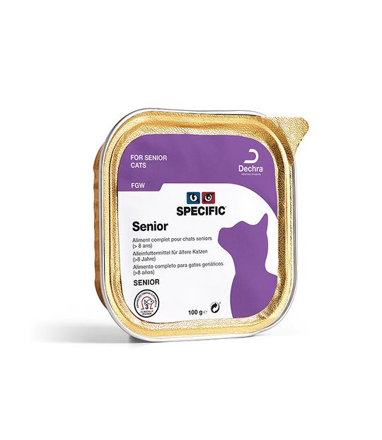 SPECIFIC® SENIOR FGW 7x100g - konservuotas ėdalas vyresnio amžiaus katėms