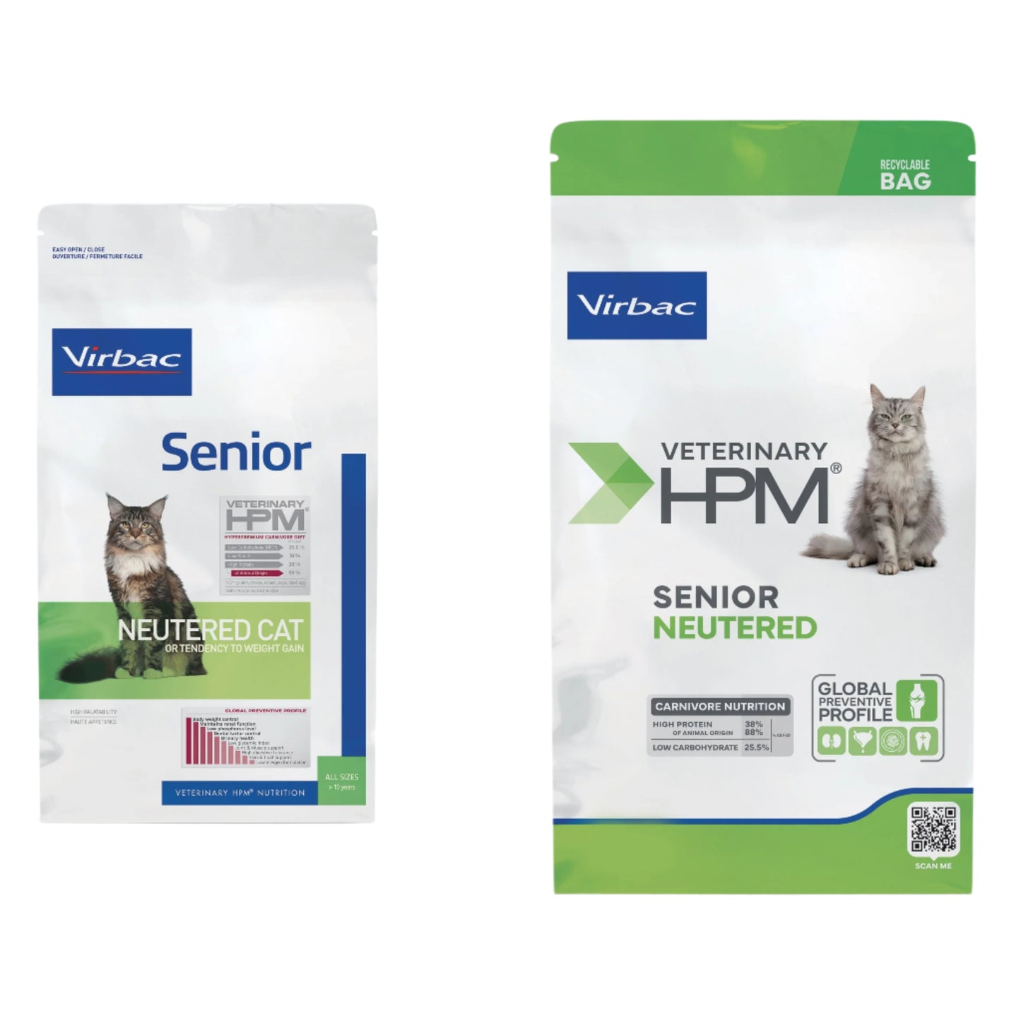 Virbac VETERINARY™ HPM Senior NEUTERED CAT - ėdalas vyresnio amžiaus sterilizuotoms katėms