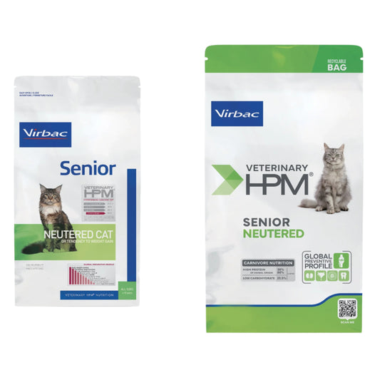 Virbac VETERINARY™ HPM Senior NEUTERED CAT - ėdalas vyresnio amžiaus sterilizuotoms katėms