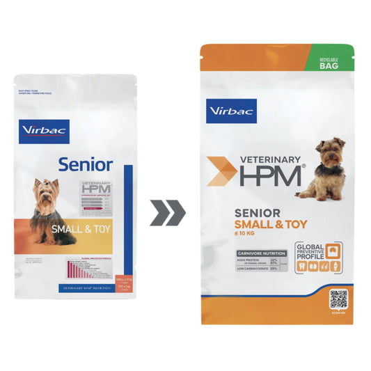 Virbac VETERINARY™ HPM Senior SMALL & TOY - senyvo amžiaus mažų veislių šunims