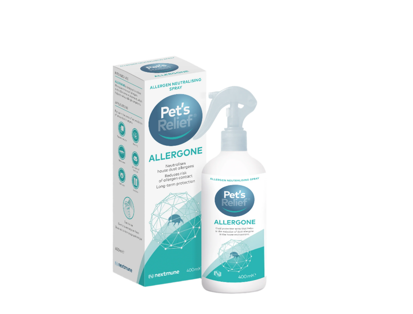 Pet's Relief® Allergone purškalas dulkių erkutėms neutralizuoti