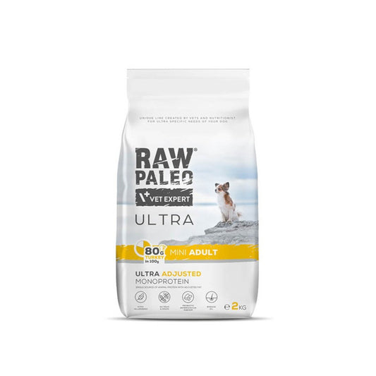 RAW PALEO® ULTRA MINI ADULT vieno baltymo ėdalas su kalakutiena