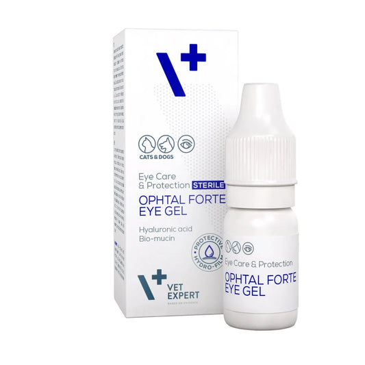 OPHTAL FORTE EYE GEL skirtas apsaugoti, drėkinti ir palaikyti fiziologines akies funkcijas