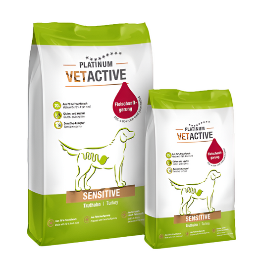 PLATINUM VETACTIVE SENSITIVE ėdalas su kalakutiena