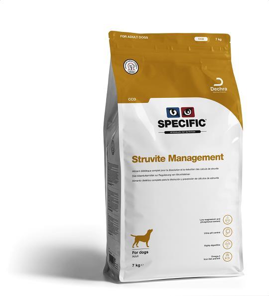 SPECIFIC® Struvite Management CCD - ėdalas šunims struvitų tirpinimui ir profilaktikai