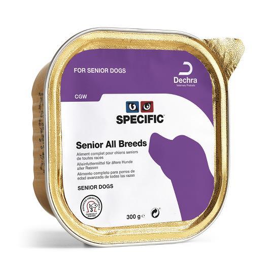 SPECIFIC® SENIOR ALL BREEDS CGW 6x300g- konservuotas ėdalas senyviems šunims