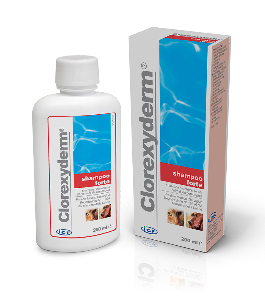 Clorexyderm® shampoo forte - greito veikimo antiseptinis šampūnas