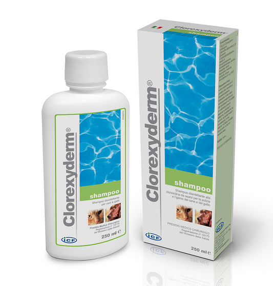 Clorexyderm® 4% shampoo - valantis, antibakterinis ir dezinfekuojantis šampūnas