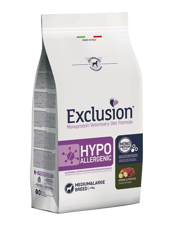 Exclusion® HYPOALLERGENIC M/M su arkliena ir bulvėmis