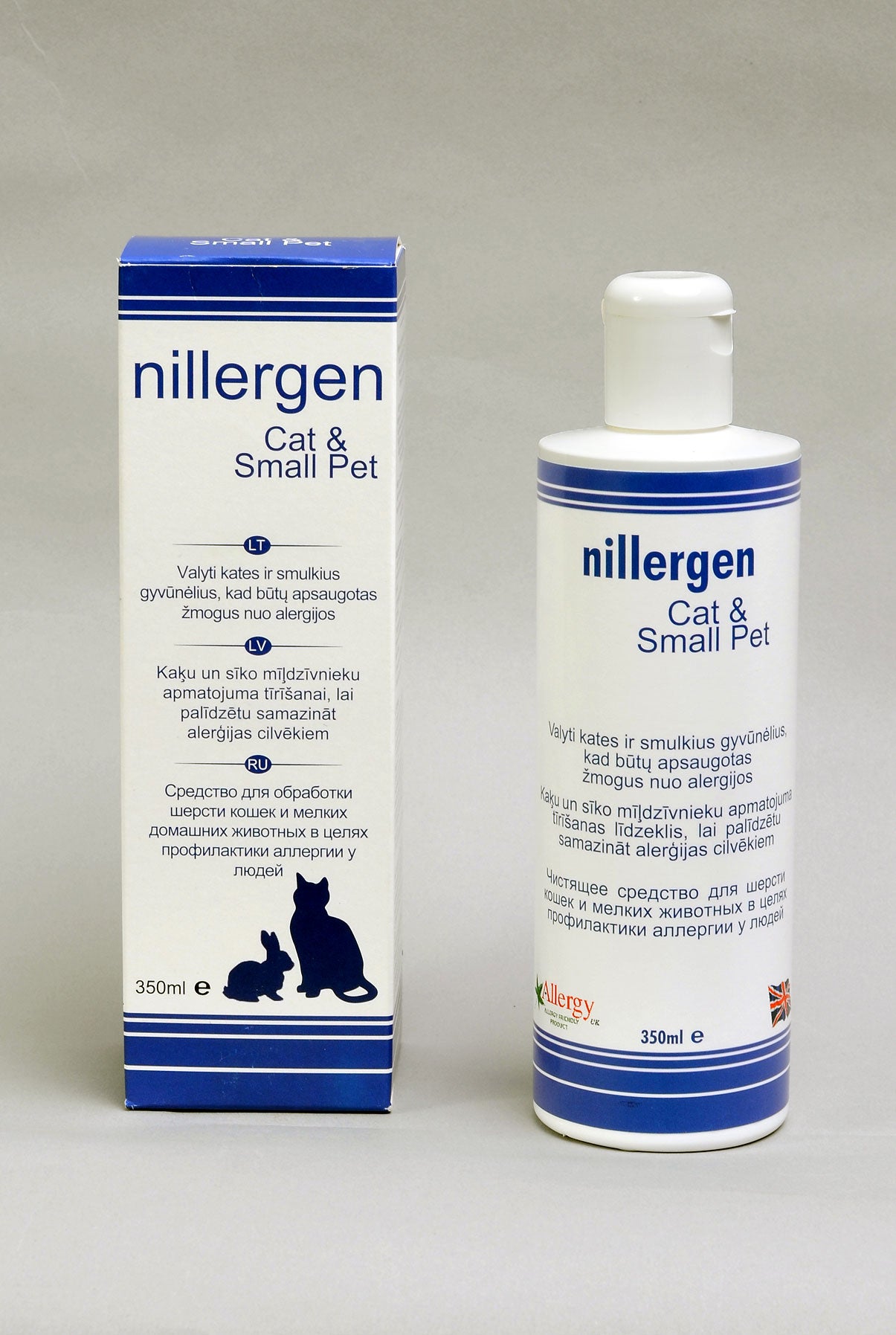 NILLERGEN cat and small pet - esant alergijai katėms bei kitiems smulkiems gyvūnams