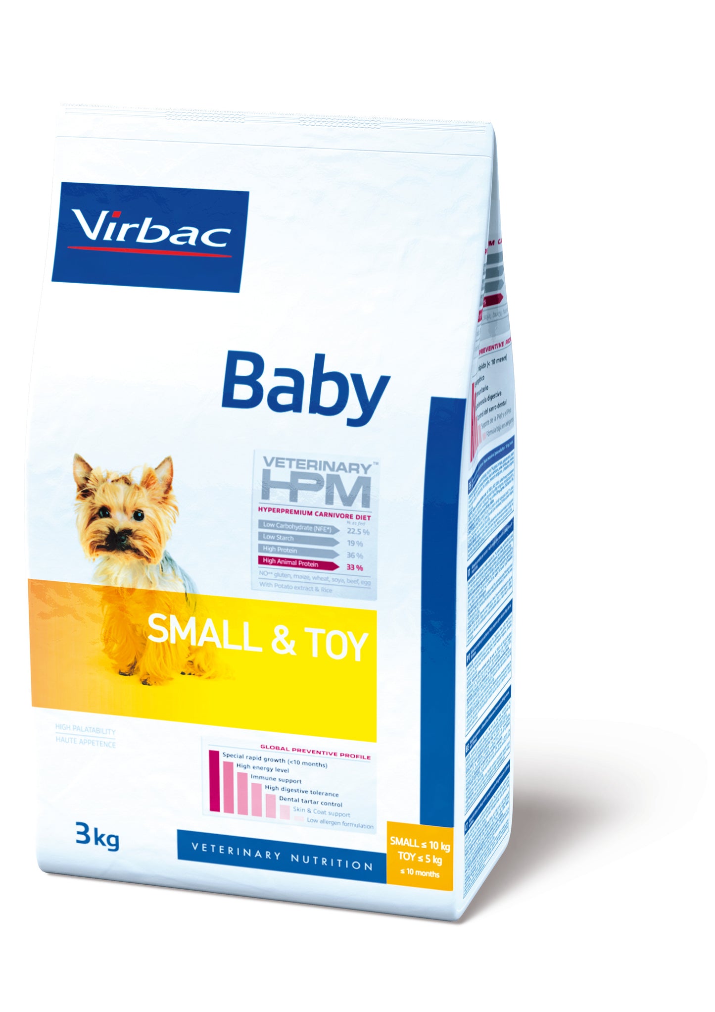 Virbac VETERINARY™ HPM Baby SMALL and TOY - ėdalas mažų veislių šuniukams