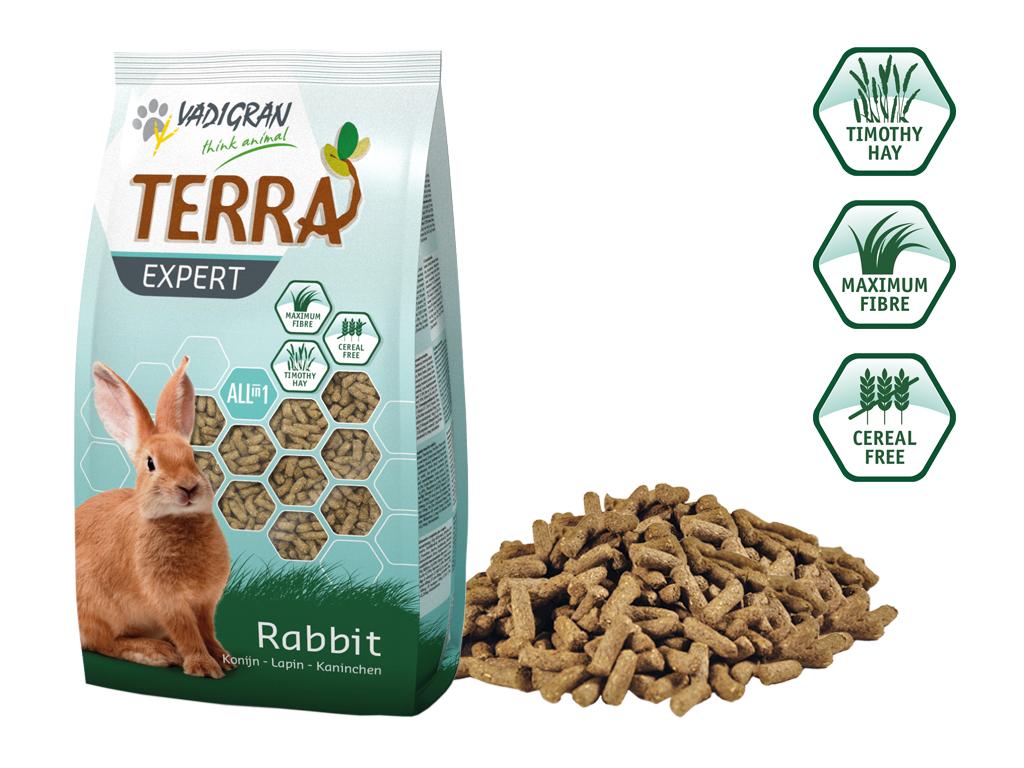 Vadigran TERRA EXPERT Rabbit - granuliuotas pašaras triušiams