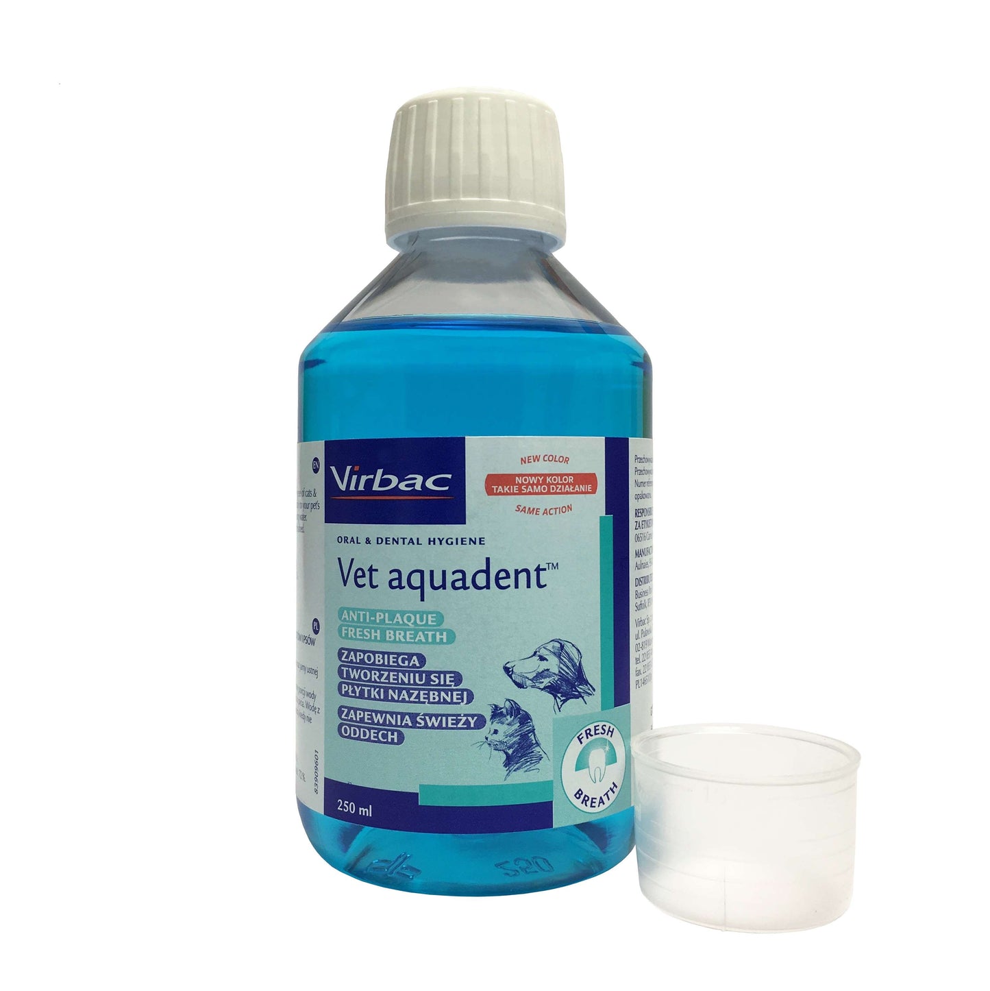 Virbac Vet aquadent™ su FR3SH technologija - geriamojo vandens priedas tinkamai burnos higienai palaikyti