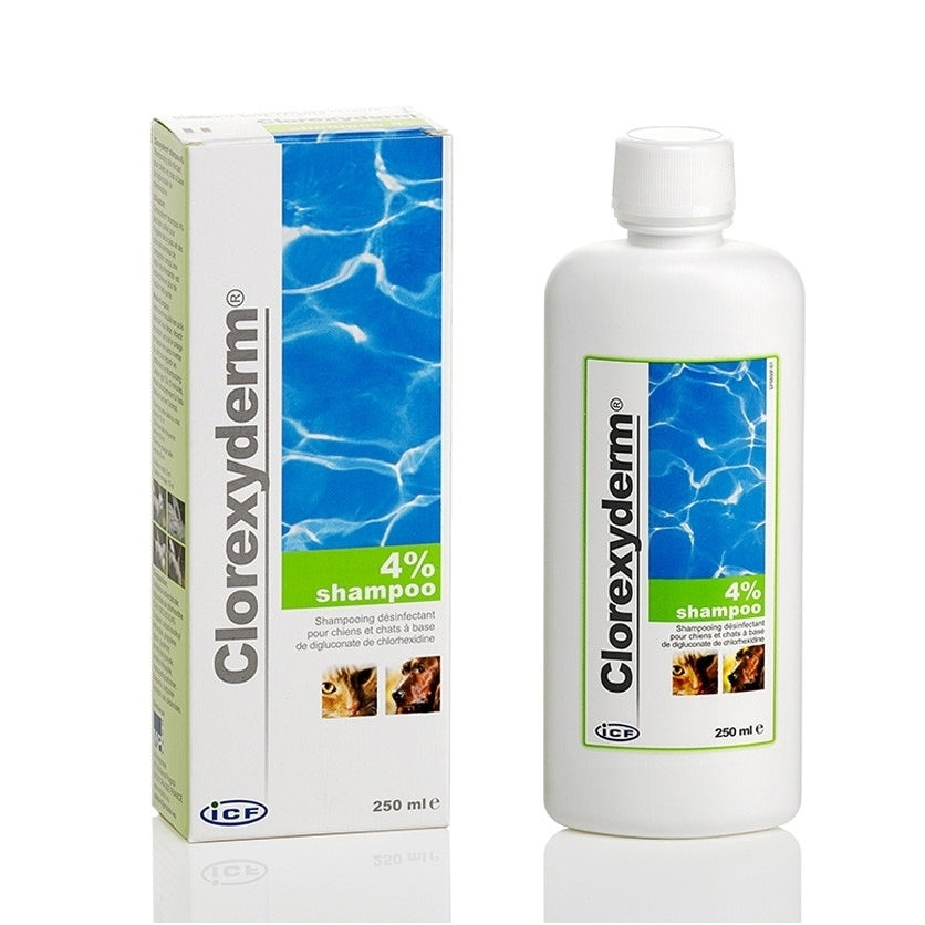 Clorexyderm® 4% shampoo - valantis, antibakterinis ir dezinfekuojantis šampūnas